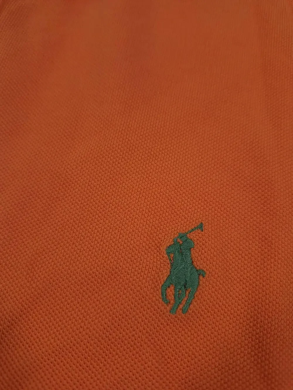 Polo Ralph Lauren Polo Shirt Mens 2XL Orange Classic Fit Cotton Pony Logo